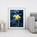 Glowing Flower Oil Paint By Numbers Kits Canvas Drawing DIY Coloring Picture