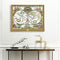 Old World Map Partial Cross Stitch 11CT Cotton Thread Printed Embroidery Kits