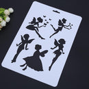 DIY Craft Layering Stencils Templates Painting Scrapbooking Paper Cards Newly