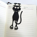 Stereo Hollow Kitten Bookmark PVC Cute Cartoon Animal Wacky Reading Marker Newly