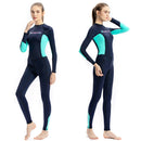 Women Wetsuit Quick Dry Long Sleeve Full Body Water Sports Diving Suit (L)