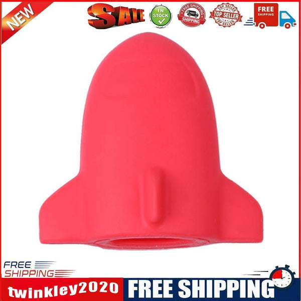 Portable Cartoon Travel Silicone Toothbrush Head Cover Cap Protector (Red)