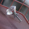 Drawer Diamond Shape Pull Handle Door Knobs Crystal Glass Knobs Cupboard Pulls