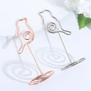 Paper Clamp Party Table Number Holder Photo Clips Clamps Stand Place Card