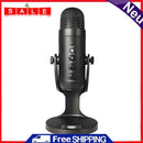 USB Condenser Microphone PC Laptop Singing Gaming Recording Mic with Monitor