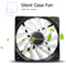 JONSBO 12020 Desktop Computer PC Case Fan Silent CPU Cooler Fan 120mm 4Pin 3Pin