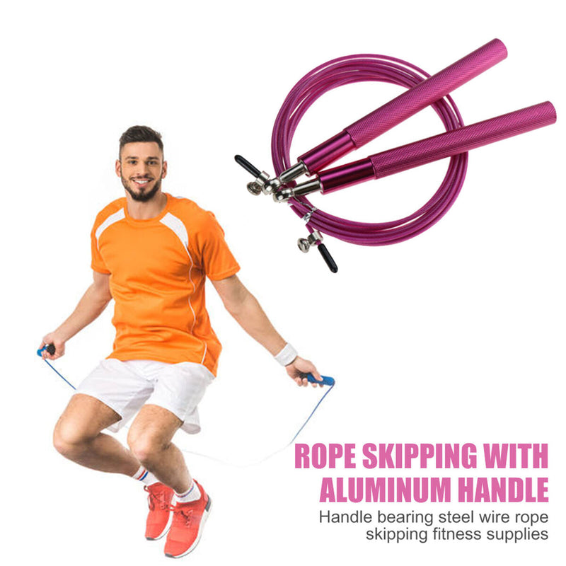 Jump Ropes Adjustable Steel Wire Skipping Rope for Jumping Exercise Workout