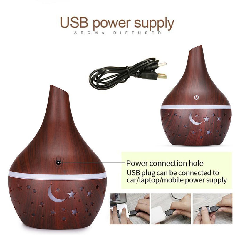 Aroma Essential Ultrasonic Home Diffusers Oil Diffuser Humidifier Air Purifier