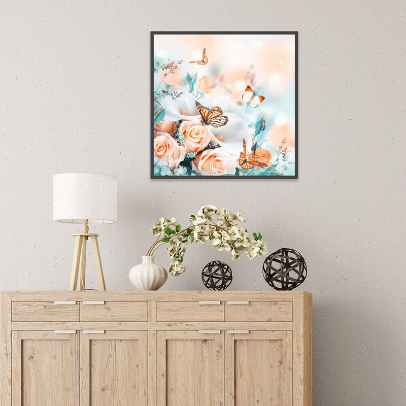 5D DIY Full Drill Diamond Painting Flower Cross Stitch Embroidery Mosaic Craft K