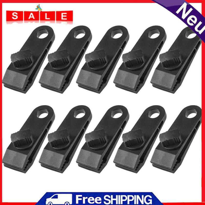Nylon Tent Windproof Clamp Outdoor Canopy Buckle Clips Camping Tighten Tools