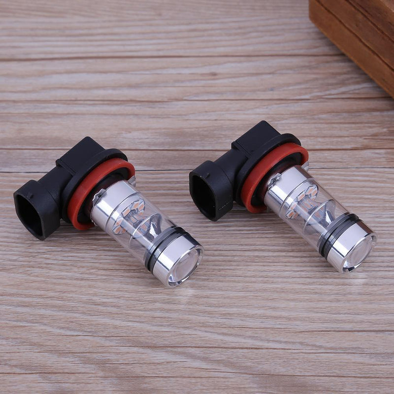 DC 9V-30V 100W Fog Lamp 360 Degree LED H8/H11 20SMD 100W Fog Bulbs Car