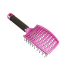 straight Curved Anti-static Hairdressing Styling Tools Hair Comb Massager Brush