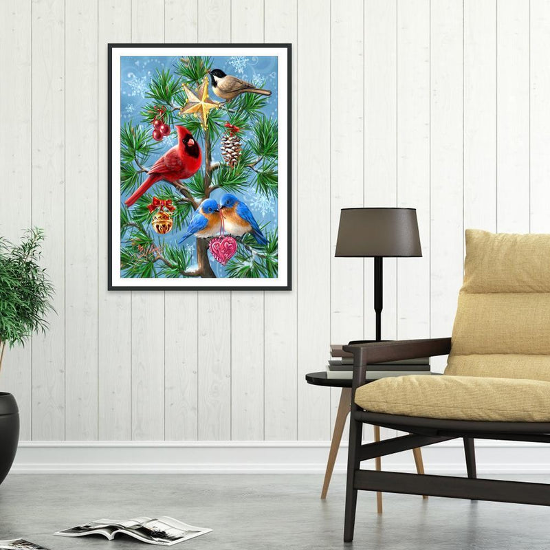 5D DIY Full Drill Diamond Painting Bird Cross Stitch Mosaic Craft Wall Arts Kit
