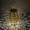 Solar Garden Lanterns, Retro Metal LED Outdoor Hanging Lights with Handle Newly