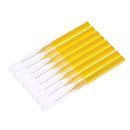 8pcs/Pack I Type Interdental Brushes Dental Cleaning Massage Tool(Yellow) Newly