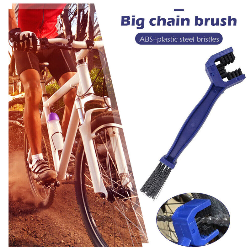 2x Bicycle Chain Cleaner Chain Scrubber Brush Cleaning Tool for Motorcycle