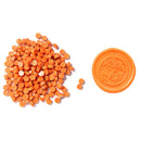 100pcs Octagon Seal Wax Beads Seal Stamp Beaded Envelope (Bright Orange) Newly