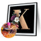 DIY Full Round Drill Diamond Painting letter K Mosaic Rhinestone Art Craft