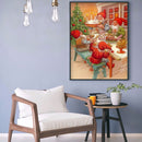 Point Drill Craft Handmade Christmas Dinner Canvas Mosaic Full Diamond Painting