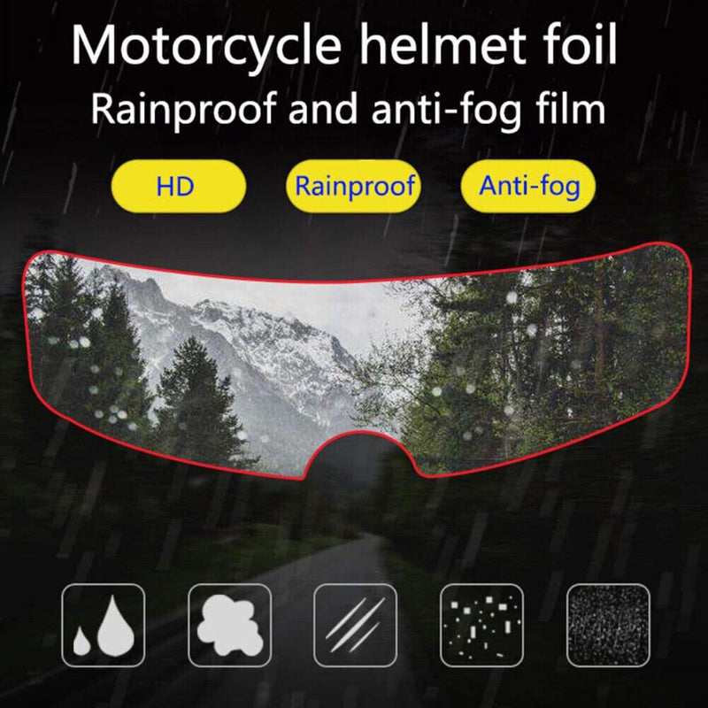 Anti Fog Patch Fog Resistant Film for Motorcycle Helmet Shield Universal Viewer