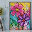 Diamond Painting 5D DIY Colorful Flowers Full Special Shaped Crystal Drill Kits
