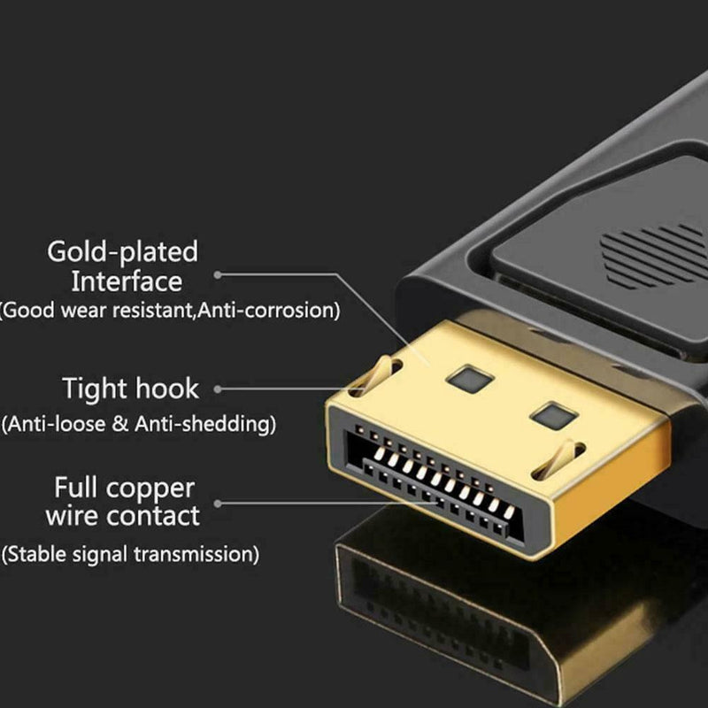DisplayPort to HDMIs-compatible Male Female Adapter DisplayPort Converter DP X7V