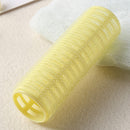 Self Grip Hair Rollers DIY Hairdressing Self-Adhesive Curling Rod (Yellow) Newly