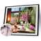 #A Table Flower Oil Paint By Numbers Kit DIY Drawing Picture for Adults Home D