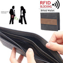 Multi-Function Men Money Purse Casual PU Hit Color Card Holder Short Mini Wal