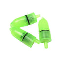 10pcs LED Fishing Light Rod Tip Alarm Clip For Double Bell Bait Bite Fish F0H5