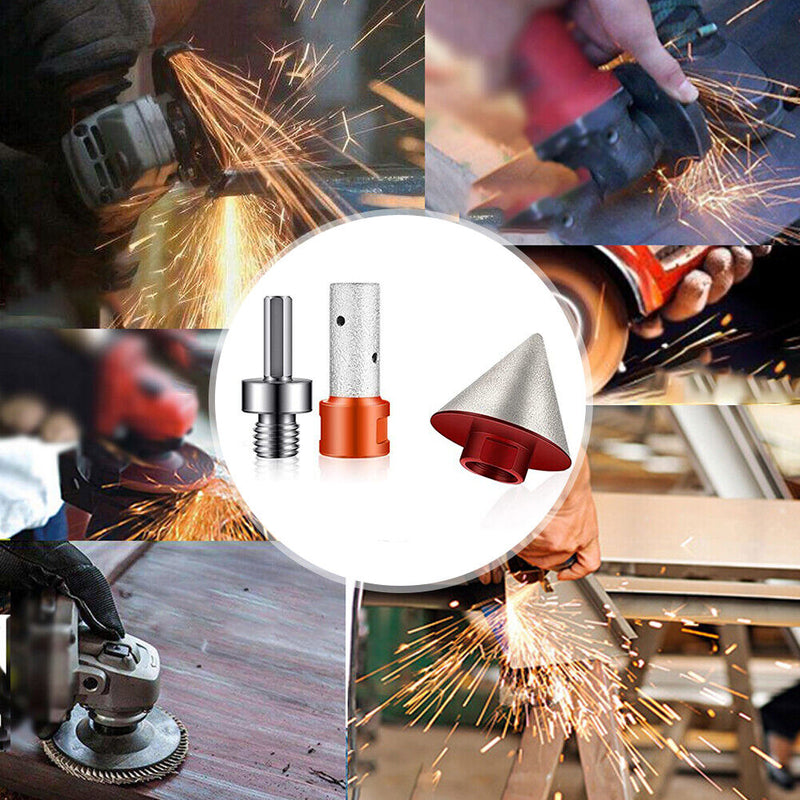 Brazed Diamond Head Drill Bits Stone Grinder Milling Cutter for Ceramic