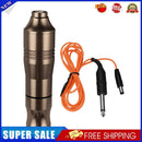 Tattoo Rotary Pen Kits Permanent Double Ring Hexagon Motor (Pen Coffee)