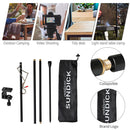 Folding Lantern Post Pole-Portable Lamp Stand Hook Collapsible Light Holder
