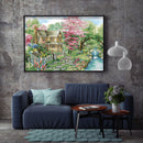5D DIY Diamond Painting Four Seasons Full Drill Rhinestone Mosaic Art Picture