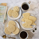 Fondant Biscuit Mold Cookie Embosser Mold Steampunk Clock Gear Hat Halloween