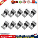 10pcs Right Angle Glass Shelf Suction Cup Fixing Support Clip Bracket (B) Newly