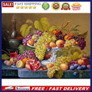 5D Full Square Diamond Painting DIY Fruit Cross Stitch Rhinestone Xmas Pict