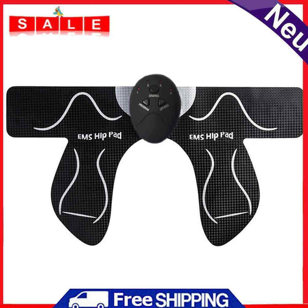 Hip Trainer Buttock Tighter Lifter EMS Vibration Muscle Stimulator (White)