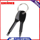 2PCS Splitter Black Perfect Multitools Keychain Screwdriver EDC-