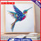 5D Diamond Painting Kit Hummingbird Partial Special Shape DIY Wall Art Crafts