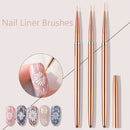 Nail Kits Drawing Pens UV Gel Liner Brushes Nail Art Pens Painting Brushes