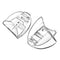 Eye Glasses Side Shields Dustproof Protect Eyes Glasses Safe Protection