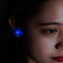 Party Halloween Women Men Ear Studs Blinking Led Earrings Studs Earrings
