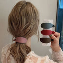 Women Girls Hair Clips Banana Shape Hair Claws Ponytail Holder Sweet Hairpins