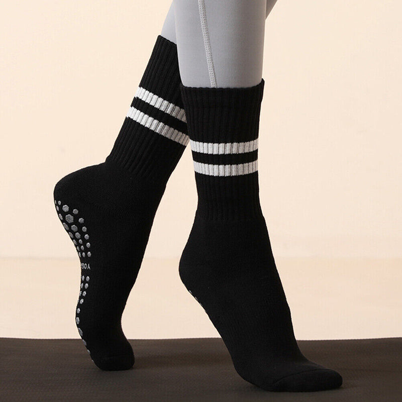 1 Pair Yoga Socks Pilates Ballet Socks Women Anti Slip Cotton Fitness Ankle S