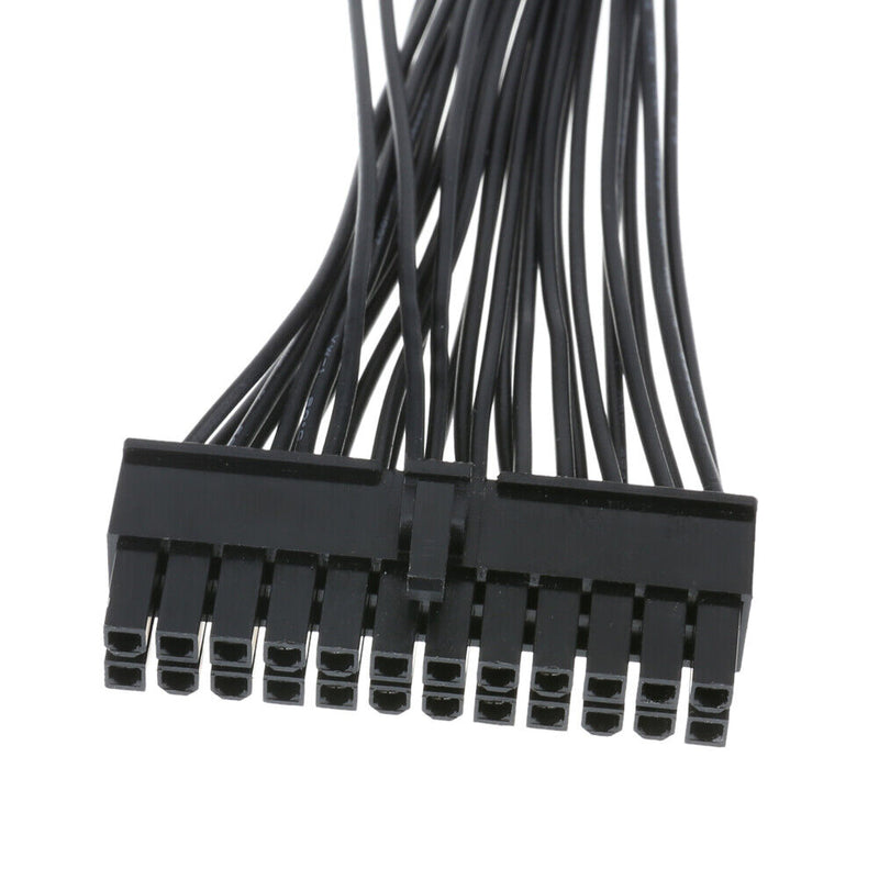 24Pin ATX Dual PSU Power Extender Cable for PC Mining Adapter Connector