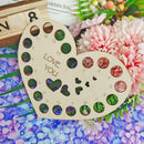 DIY Embroided Hollow Thread Board Wooden Home Cross Stitch Needle Sewing Tool