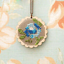 Wooden Crafts Sewing Jewelry Pendant Embroidery Key Ring Making Cross Stitch