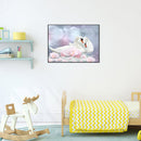 5D DIY Diamond Painting Kits Full Round Drill Lake Swans Picture Craft Decor