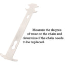 Gauge Check Ruler Chain Wear Indicator Bike Chain Checker Chain Replacement
